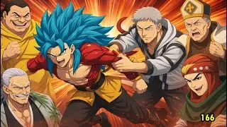 Capitulo 166 Serie Animada | Akuma EL Saiyajin REnacido | Todos contra Akuma y BAily