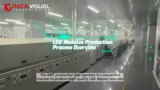 Ever wondered how high-quality LED screens are made? #ledmodules #smt #production