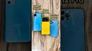 İPhone 12 Pro vs Poco X6 Pro vs Xiaomi 12T Pro Pubg.