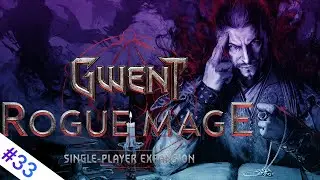 FINAŁ oraz PIERWSZY WIEDŹMIN - Gwent Rogue Mage PL Gameplay Po Polsku