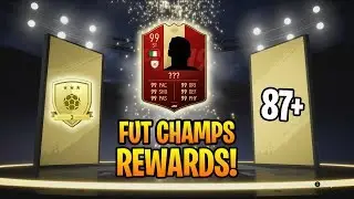 *87+ WALKOUT!* FIFA 19 GOLD 3 FUT CHAMPS REWARDS!