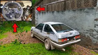 Rebuilding an abandoned Toyota AE86 Trueno l Forza Horizon 5 (Steering Wheel + Shifter) Gameplay