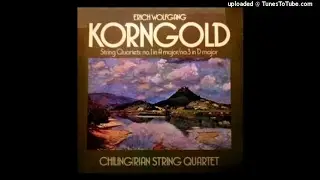 Erich Wolfgang Korngold : String Quartet No. 3 in D major Op. 34 (1944-45)