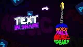 How to Write Text In Shape in Adobe Photoshop || Photoshop Tutorial || Typography