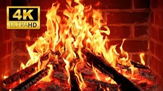 🔥 Fireplace 4K UHD! (NO ADS) &ndash; Cozy Fireplace Ambience with Burning Logs & Crackling Fire Sounds