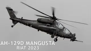 The RARE Italian 🇮🇹 Agusta AH-129D Mangusta - RIAT 2023
