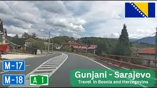 Vožnja: Gunjani (Kre&scaron;evo) Tarčin - Sarajevo 🇧🇦 Welcome to Bosnia and Herzegovina @BHRoadStoriesBH