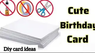 Happy Birthday card for best friend 🥰😍/how to make card for birthday/easy and beautiful#birthday