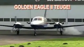 ▶️ Cessna 421C Golden Eagle II: Engine Start Sequence 'PH-ITW' at Teuge Airport