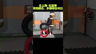 Left upper + right cross #boxing #拳击 #武术 #搏击 #mma