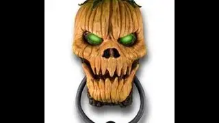pumpkin door knocker spirit halloween small instore purchase part 2