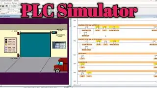 Door Simulation   part1 - PLC Simulator LogixPro