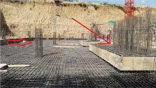 How junction of dowels were done with raft in Urdu/Hindi