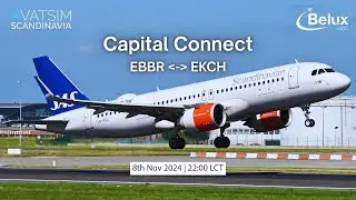 SAS463 | Brussels To Copenhagen | VATSIM Event | MSFS2024