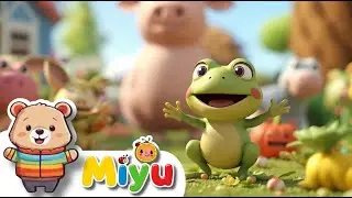 🐸🎨🎵 Découvre les Couleurs, la Ferme et la Petite Grenouille avec Miyu - Chansons Pour Enfants ✨