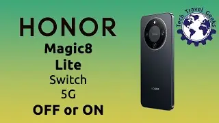 Как включить или выключить 5G на Honor Magic8 Lite #Honor #Magic8Lite #HonorMagic8Lite