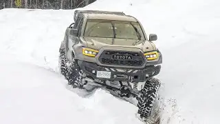 1 TON TACOMA vs. 3 FEET OF SNOW!