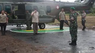 Kunjungan Menhan ke Dodikjur Rindam XVIII/Kasuari