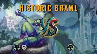 MTG Historic Brawl - Titania, Protector of Argoth by saitama VS Rofellos, Llanowar Emissary by Go...