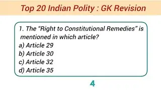 Indian Polity Important Gk Revision #upsc #ssc #upscpreparation 