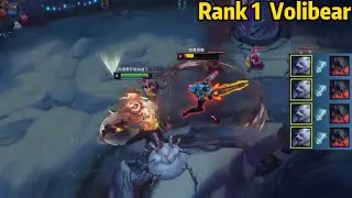 Rank 1 Volibear: He Makes Master Aatrox Look Like a BOT...