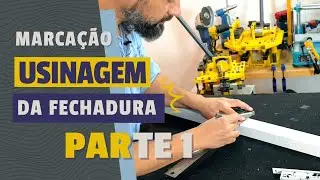 Usinagem da fechadura com pantógrafo ou manual - Parte 1