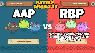 AAP VS RBP Gameplay | Axie Infinity | Reptile Bird Plant Lineup