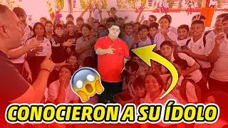 Ramoncito VISITA una ESCUELA para MOTIVAR a los NIÑOS