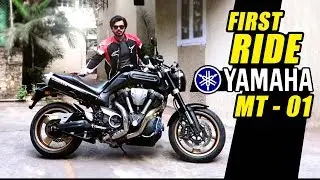FIRST RIDE ON MY 1700cc YAMAHA MT-01 !!!