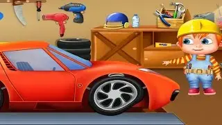 Kids Play Garage Wheels & Vehicles Kids Learn to Repair Car |Car Game for Baby Boy