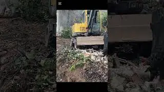 site clearance work to prepare for house construction | House building #building, #construction