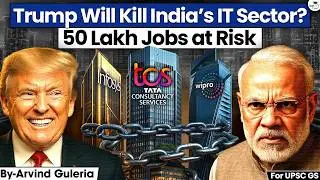 Is India’s IT Sector in Danger? | Will Infosys, TCS & Wipro Crash Soon? | UPSC | StudyIQ