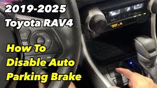 Отключение автоматического стояночного тормоза RAV4 2019-2025