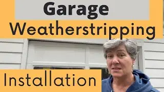 Weatherstrip Garage Door and PVC trim installation