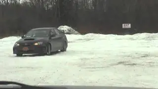 2011 STI sedan snow fun