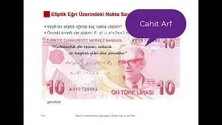 Kriptografi-09, Eliptik Eğri Şifrelemesi (ECC)