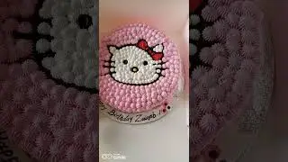 How To Design Hello Kitty Cake | Kitty Cake | #cakeshorts #trendingshorts #ideas #cakeidea