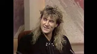 Joe Elliot of 'Def Leppard' interview, Ireland 1989