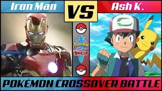 IRON MAN vs ASH K (Pok&eacute;mon/Marvel Crossover)