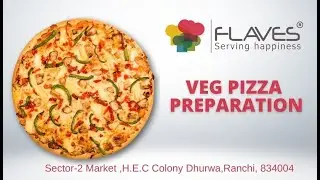 🆕Flaves Restaurent Pizza Prepartion Veggie Lover Pizza Recipe !amazing!
