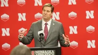 Nebraska Athletic Trev Alberts announces outdoor volleyball at Memorial Stadium