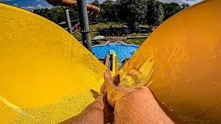KAMIKADZE Water Slide at Palatinus Strand Baths in Budapest