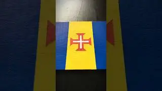 MADEIRA 🇵🇹 Flag Drawing #flags #madeira #portugal #posca
