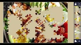 Grilled chicken and Avocado Power Bowl😍//#beautiful gaming puzzle 🧩@JigsawPuzzle928 