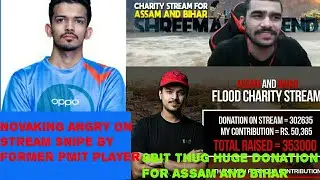 #004NOVAKING ANGRY ON STREAM SNIPE BY PMIT PLAYER||8BIT THUG HUGE DONATION ||GAMING NEWS DAILY||