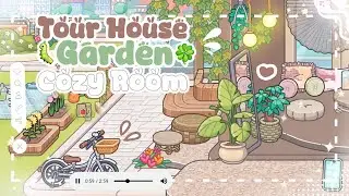 Tour Decor Cozy house mini garden 🐛🍀|| avatar world decor || decorate room design in avatar world