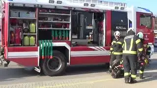 Großübungen der Feuerwehr Strasshof