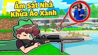 SẦU RIÊNG THỬ THÁCH ÁM SÁT BĂNG ĐẢNG KHỨA ÁO XANH TRONG MINECRAFT*SẦU RIÊNG 24H TRỞ THÀNH SÁT THỦ