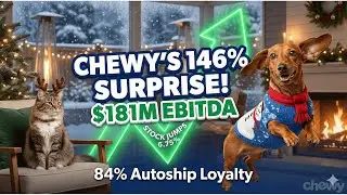 Анализ финансовых результатов Chewy за 3 квартал 2025 года: акции CHWY резко выросли на 146% посл...