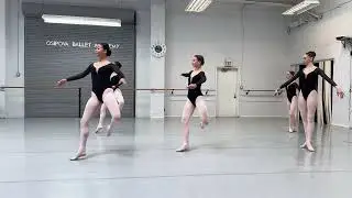 Pre-Professional Division Students (ages 15-17) in Technique Ballet Class #ballet #dance
